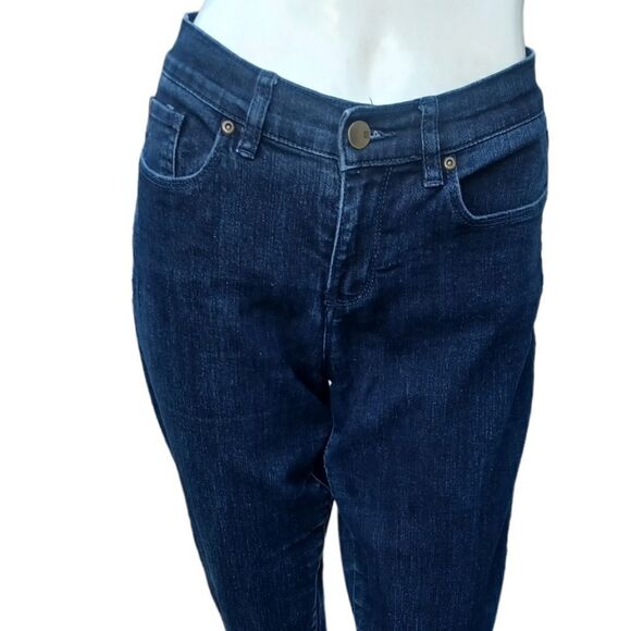 Soho Dark Blue Ankle & Cropped Jeans - Picture 1 of 5